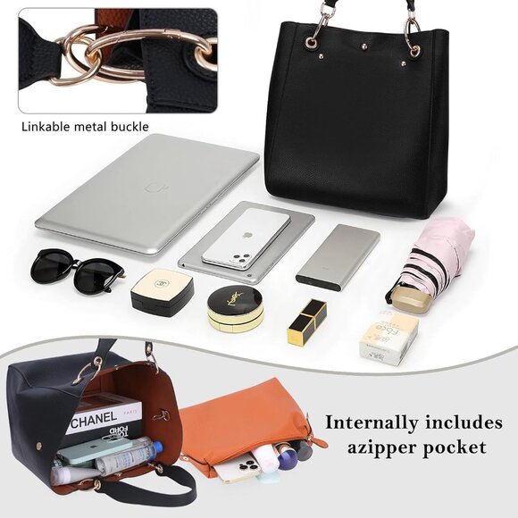 Elegant Extra Large Tote Bag with Magnetic Closure | Fashion for Every Occasion - Picture 4 of 6